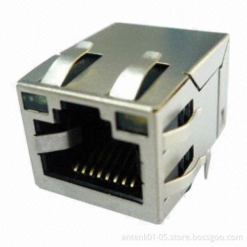 RJ45 Connectors with Magnetic Transformer Modules and 125V AC Voltage Rating